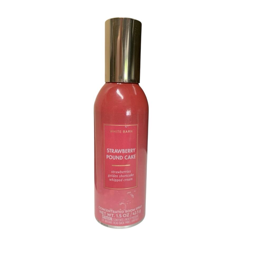 Bath & Body‎ Works Strawberry Pound Cake Concentrated Room Spray 1.5 oz Pink